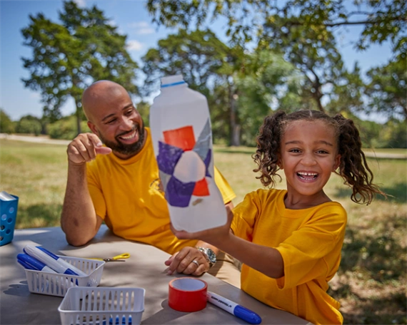 Families involved in Scouting together